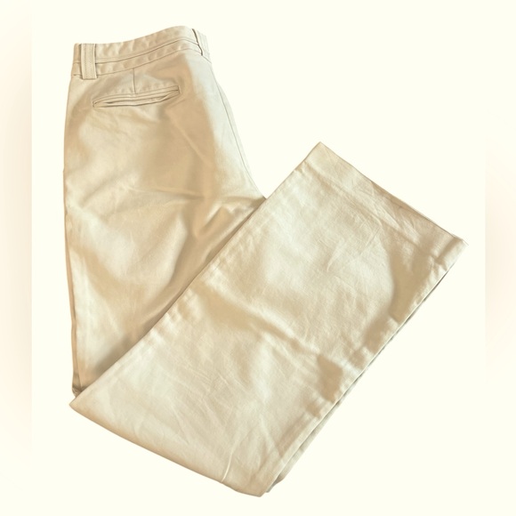 Banana Republic Stretch Women’s Trouser Wide-Leg Pants Size 10 Cream - Picture 7 of 8